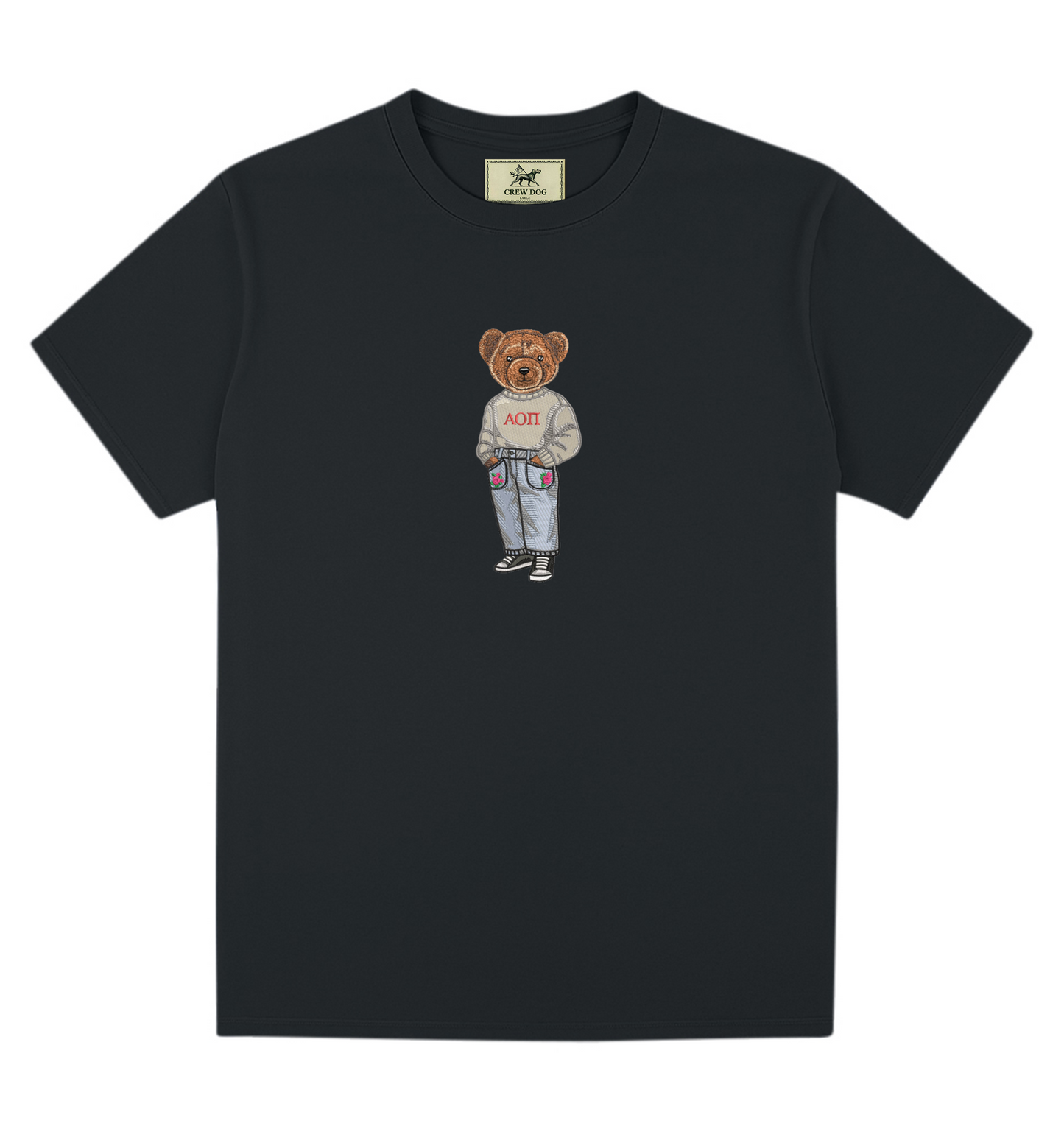 Alpha Omicron Pi Original Embroidered Tee