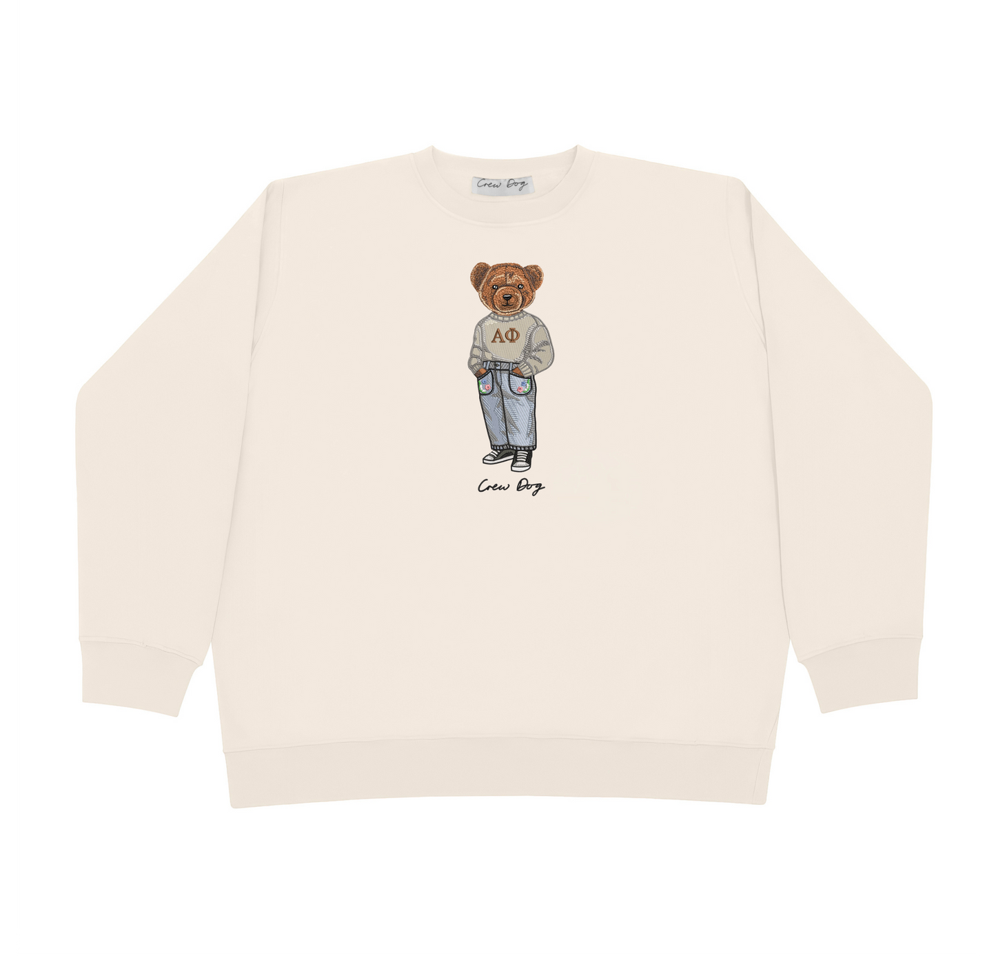ΑΦ Original Embroidered Crewneck