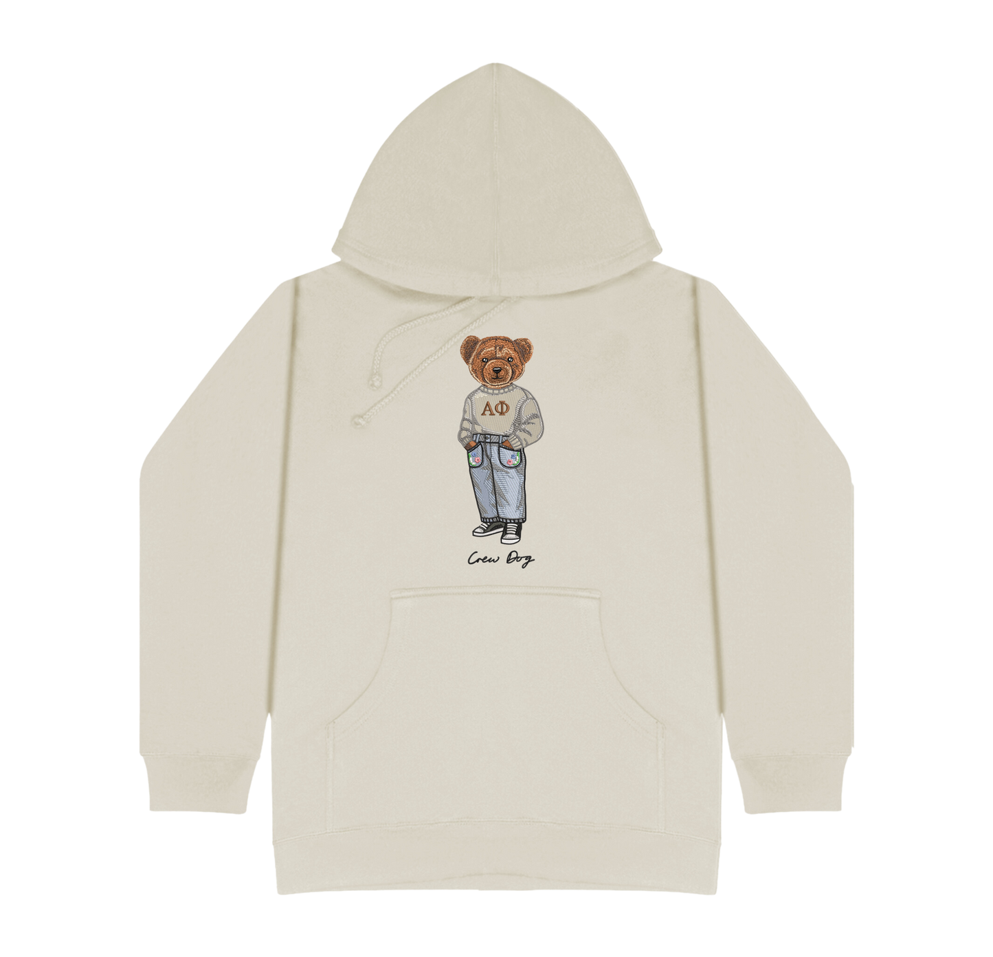 ΑΦ Original Embroidered Hoodie