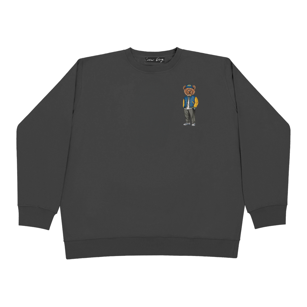 ΑΤΩ Bear Bucket Hat Embroidered Crewneck