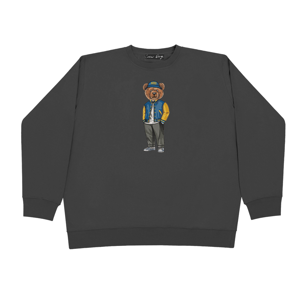 ΑΤΩ Bear Bucket Hat Embroidered Crewneck