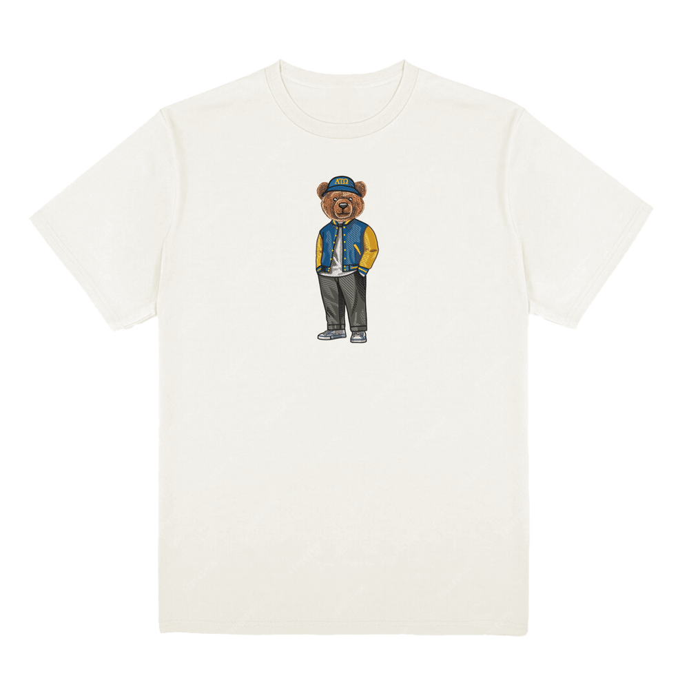 ΑΤΩ Bear Bucket Hat Embroidered Tee