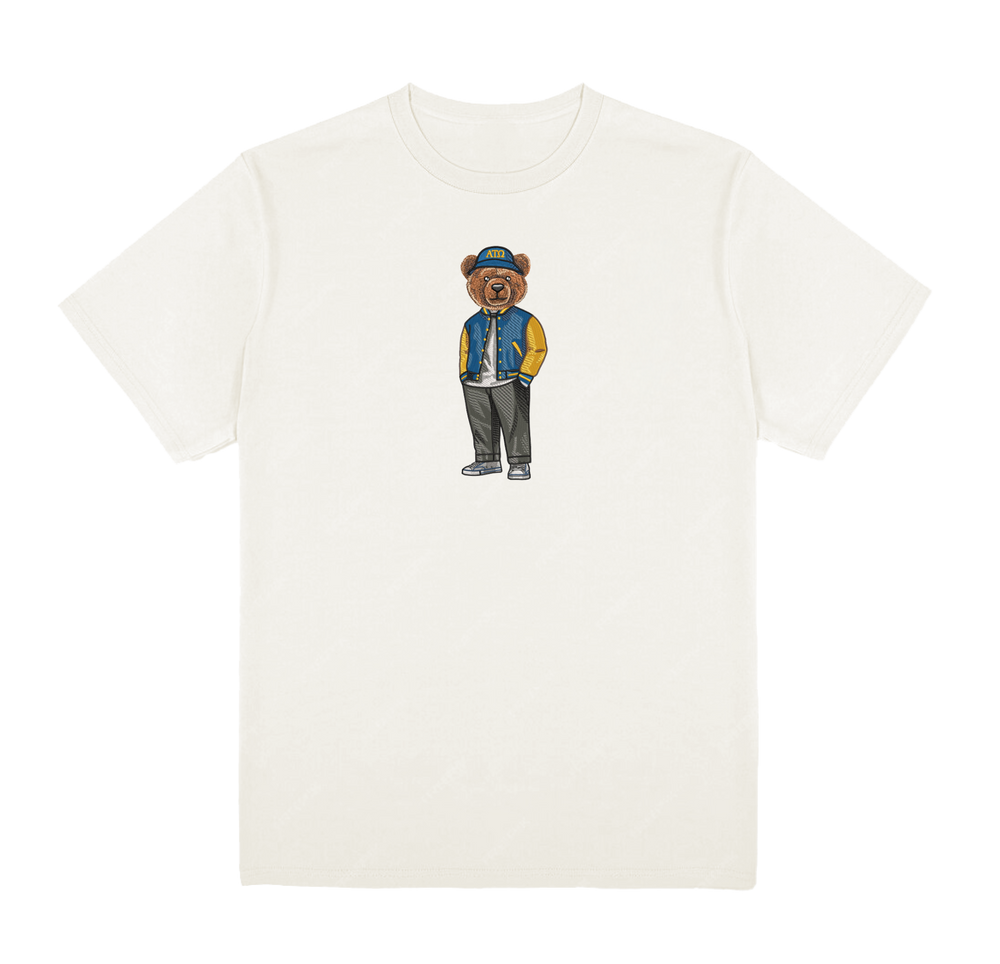 ΑΤΩ Bear Bucket Hat Embroidered Tee