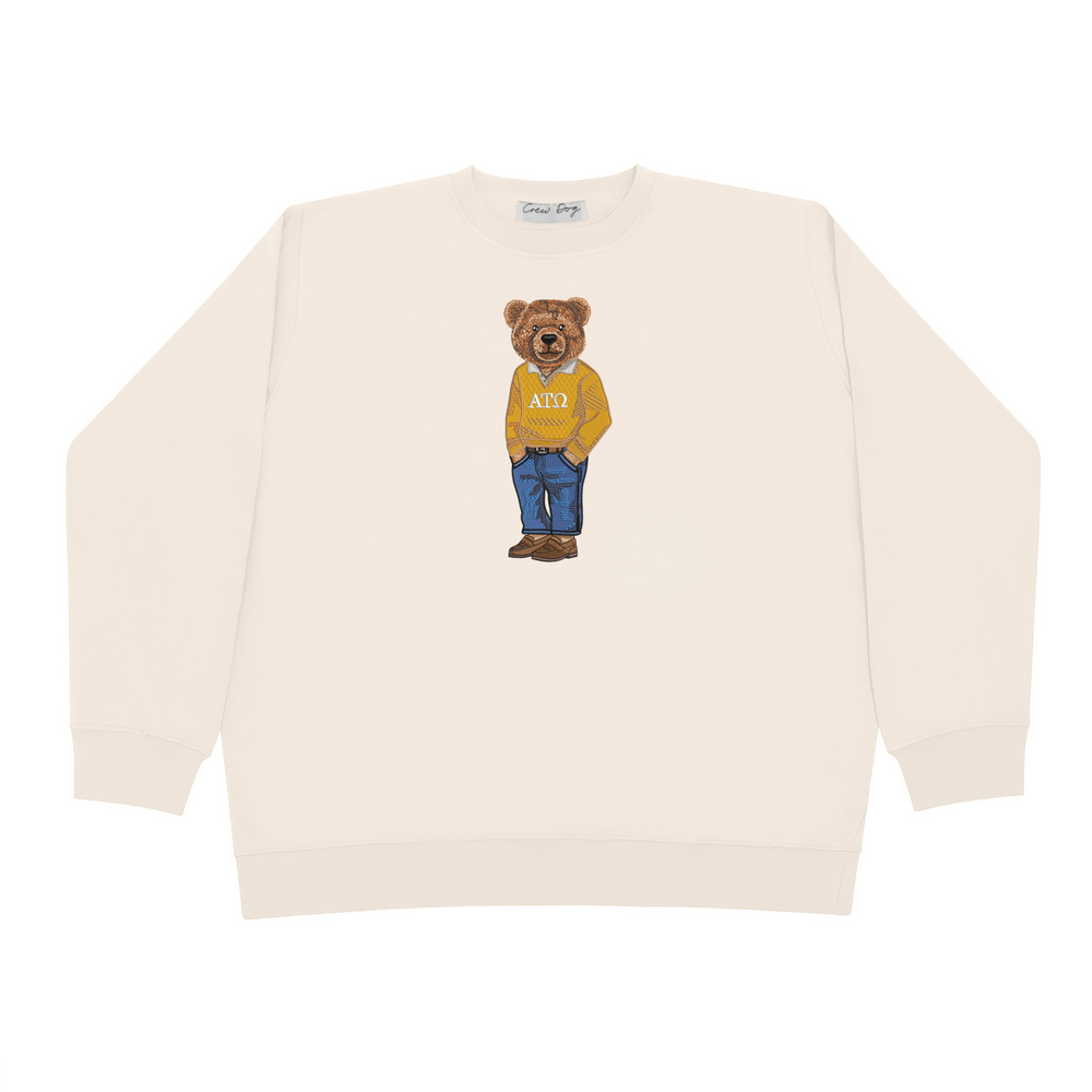 
                      
                        ΑΤΩ Bear Original Embroidered Crewneck
                      
                    