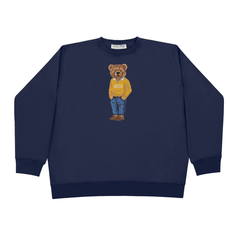 
                      
                        ΑΤΩ Bear Original Embroidered Crewneck
                      
                    