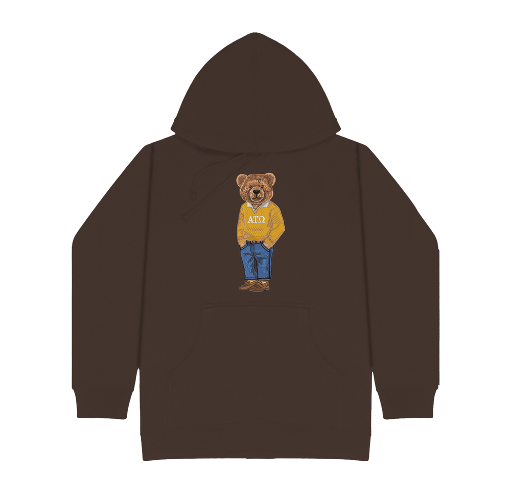 ΑΤΩ Bear Original Embroidered Hoodie