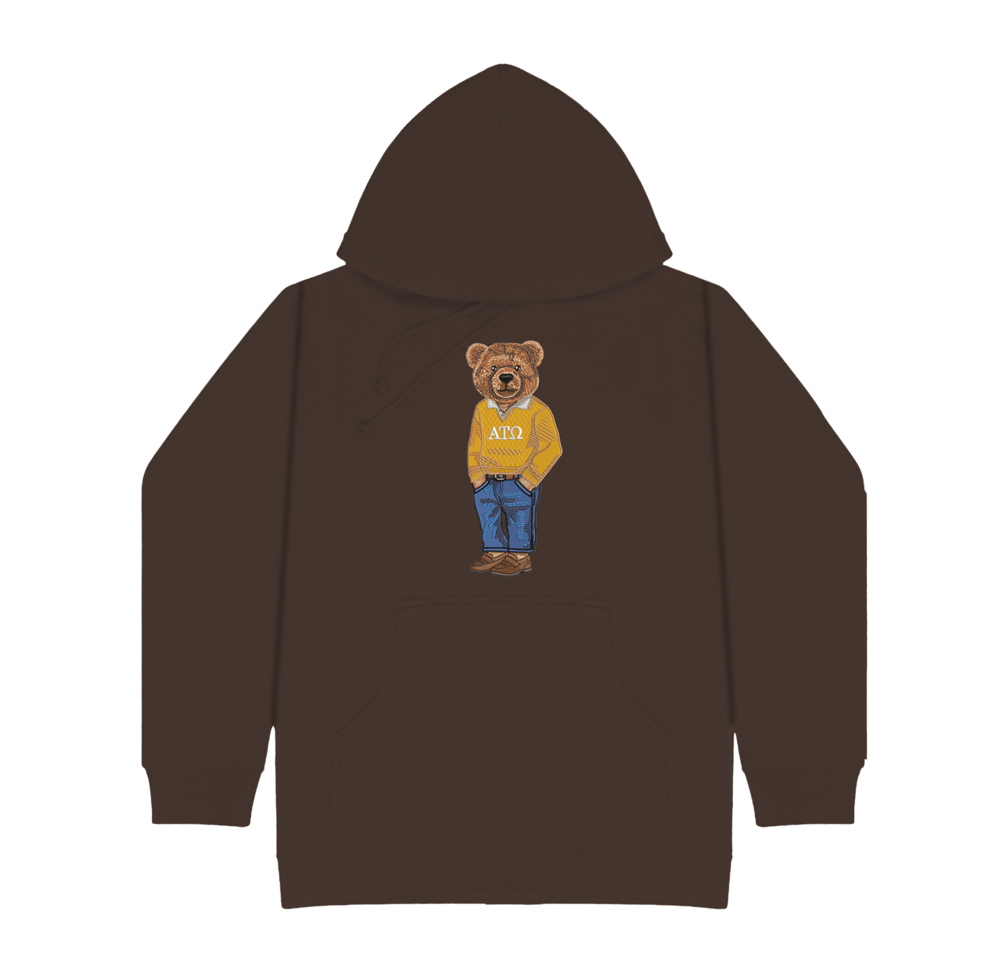 ΑΤΩ Bear Original Embroidered Hoodie
