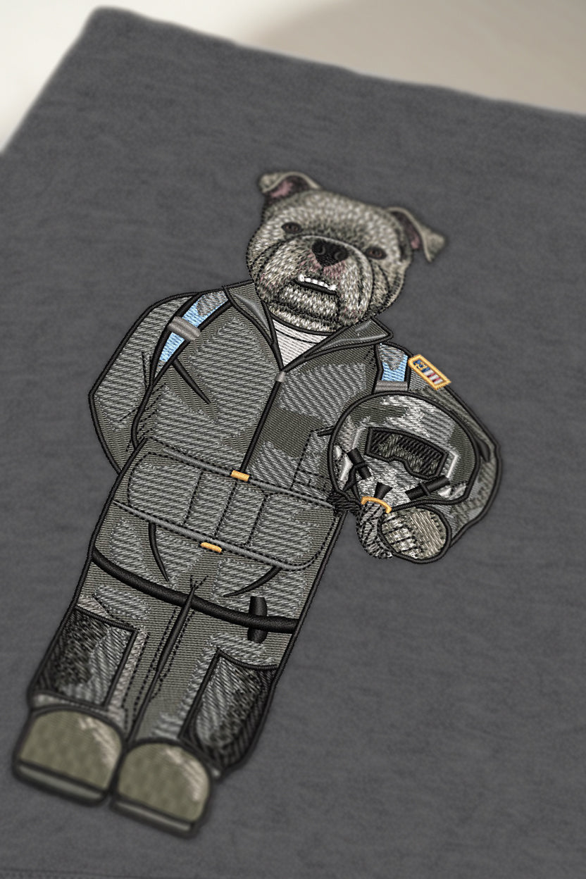 Air Force Flight Suit Embroidered Crewneck