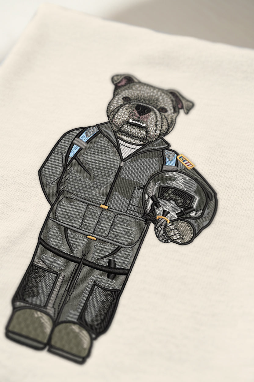 Air Force Flight Suit Embroidered Tee