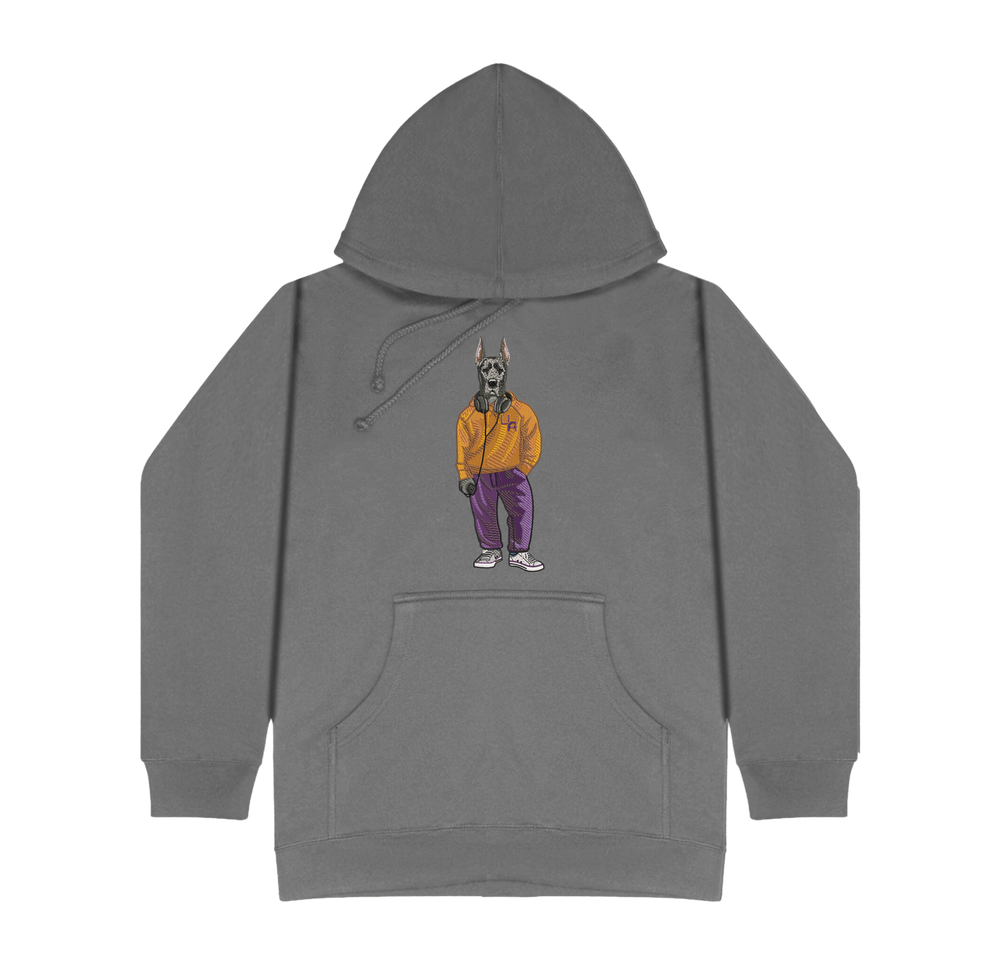 University of Albany Headphones Embroidered Hoodie