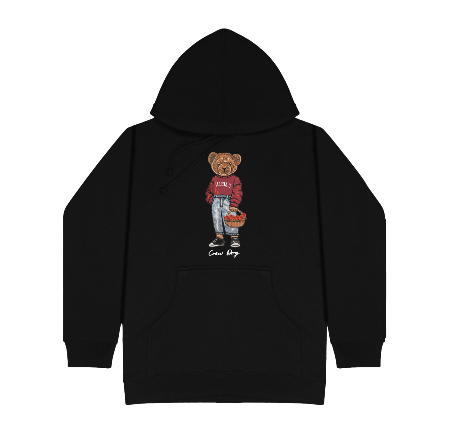 ΑΟΠ Flowers Embroidered Hoodie