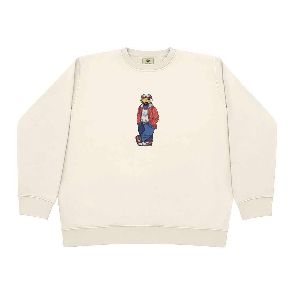 American University Original Embroidered Crewneck