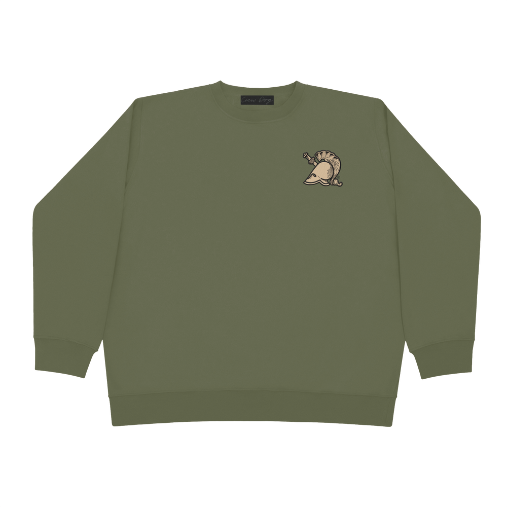 
                      
                        Army Helmet Crewneck
                      
                    