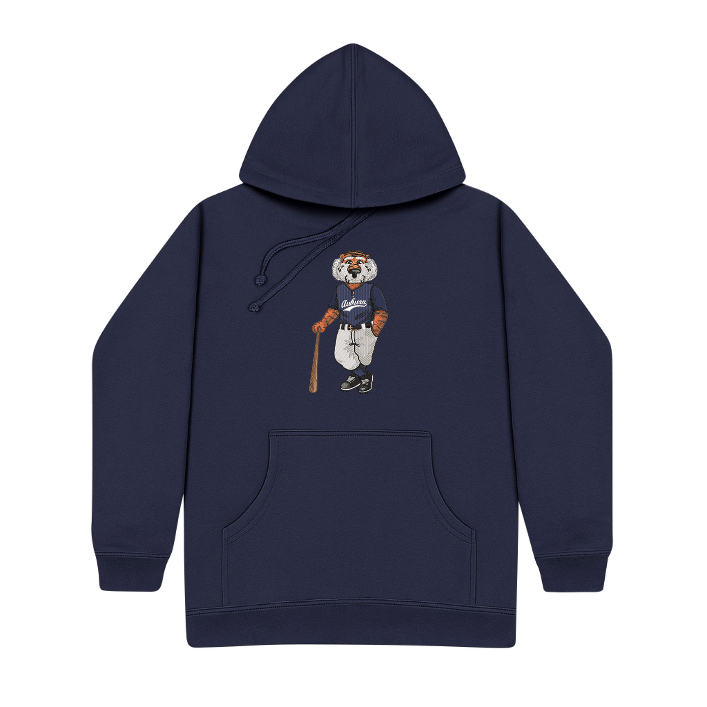Auburn Baseball Embroidered Hoodie