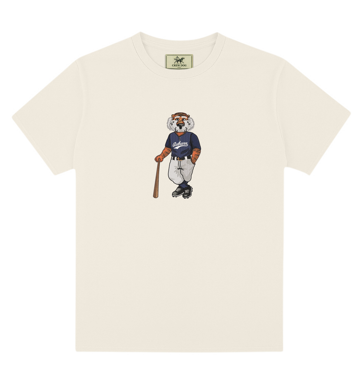 Auburn Baseball Embroidered Tee