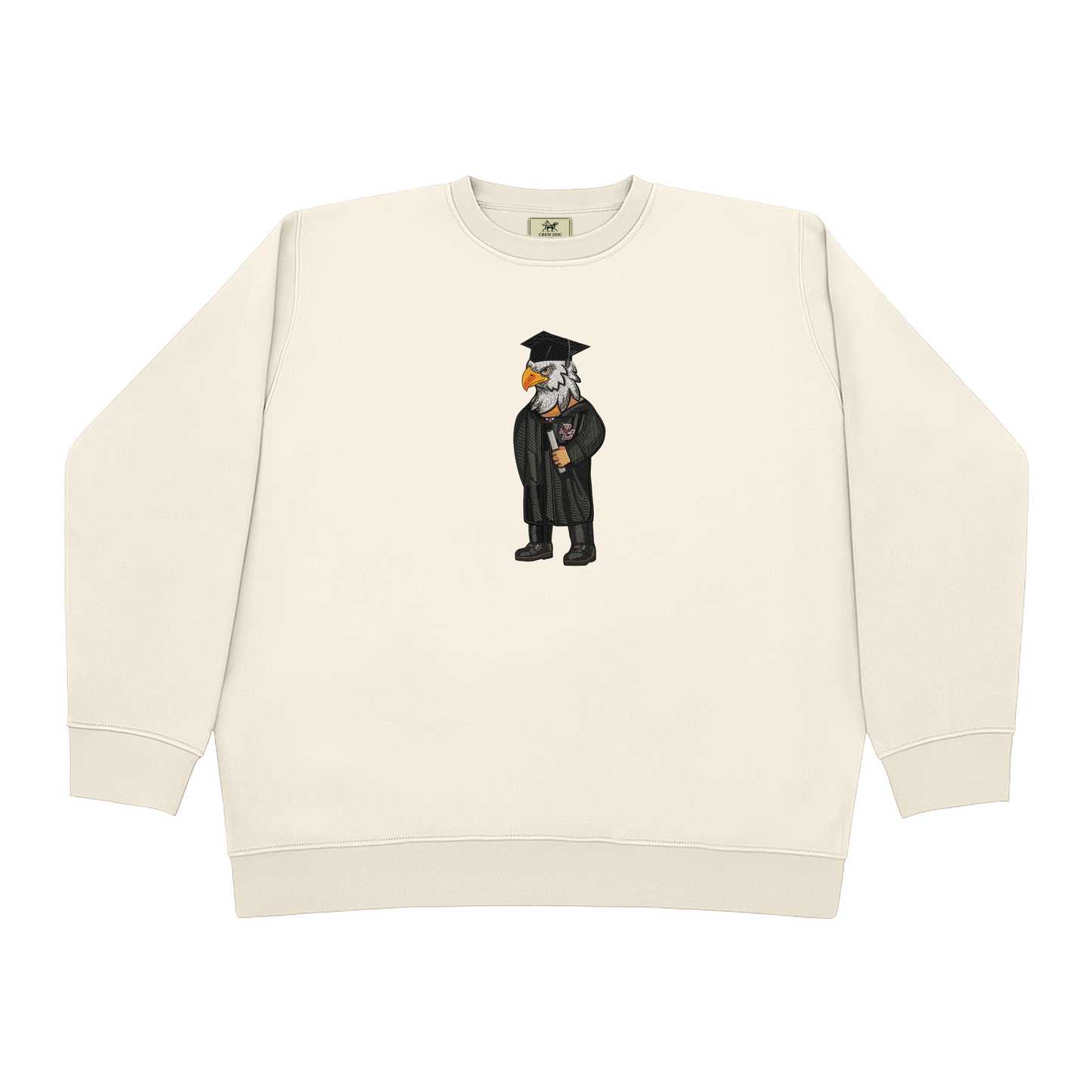 Boston College Graduation Embroidered Crewneck