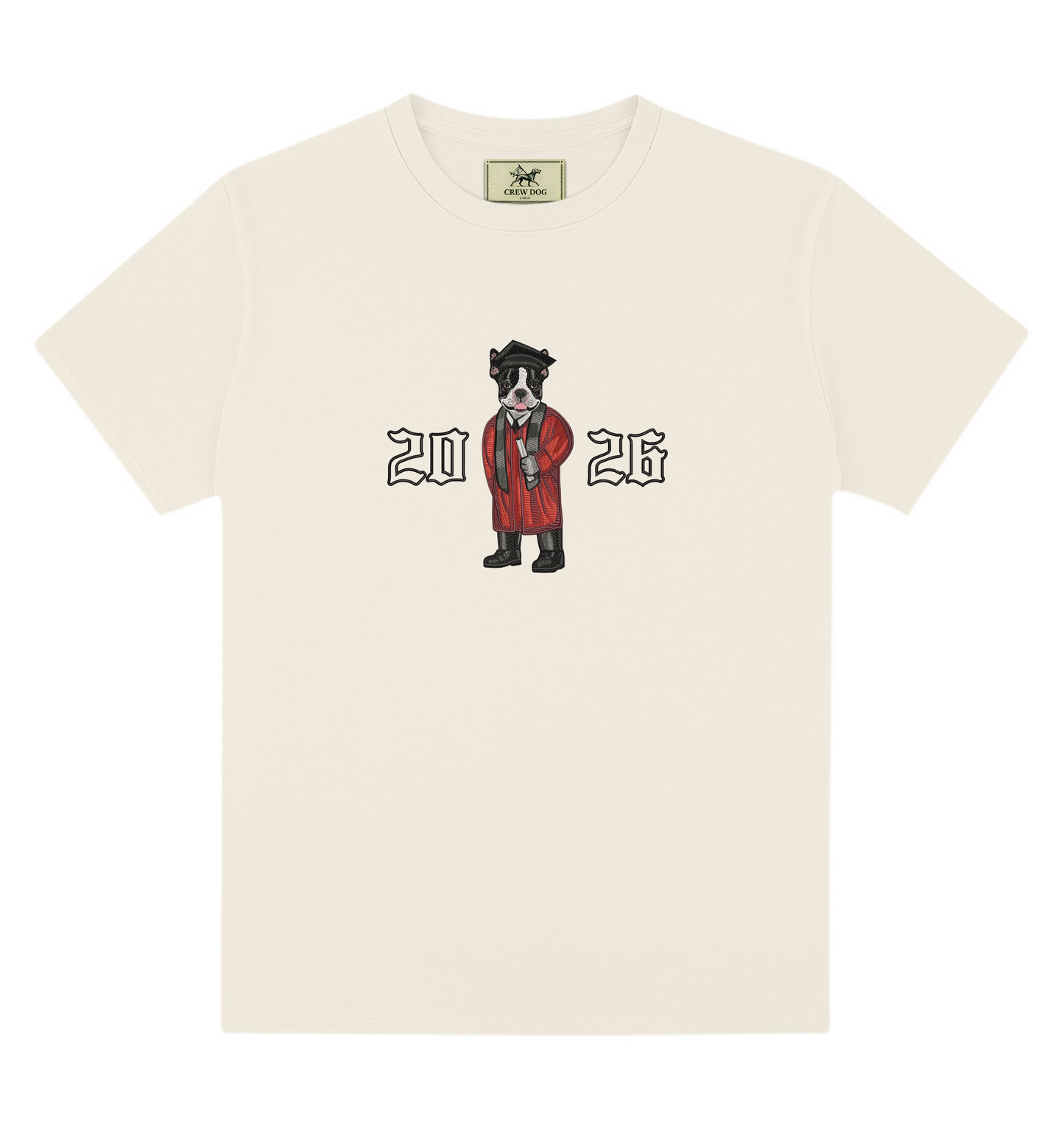 Boston University Graduation 2026 Embroidered Tee