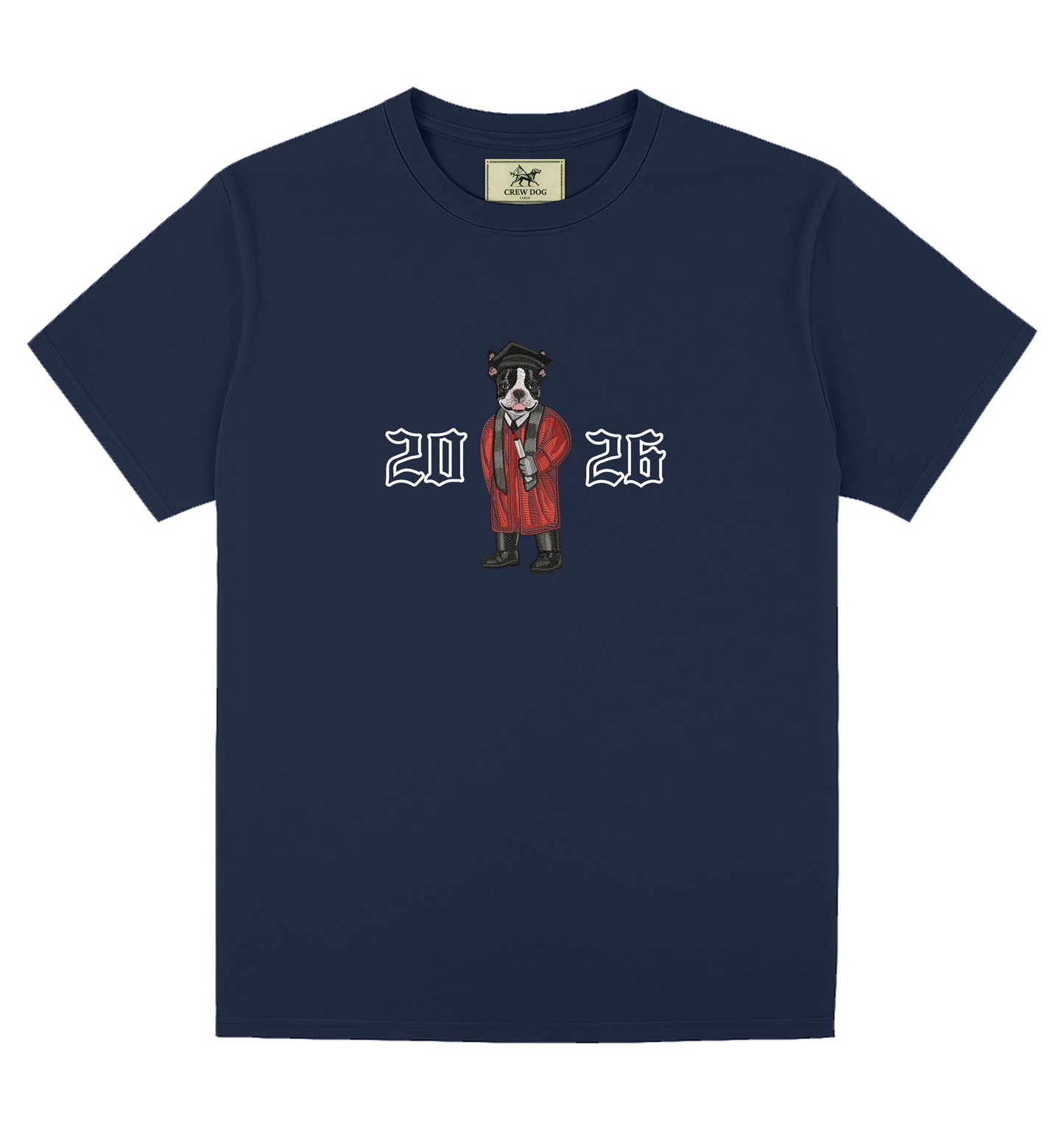 Boston University Graduation 2026 Embroidered Tee