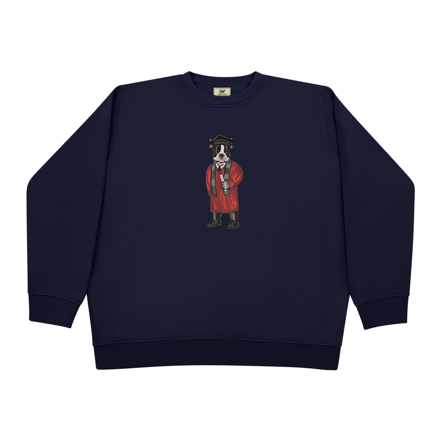 Boston University Graduation Embroidered Crewneck