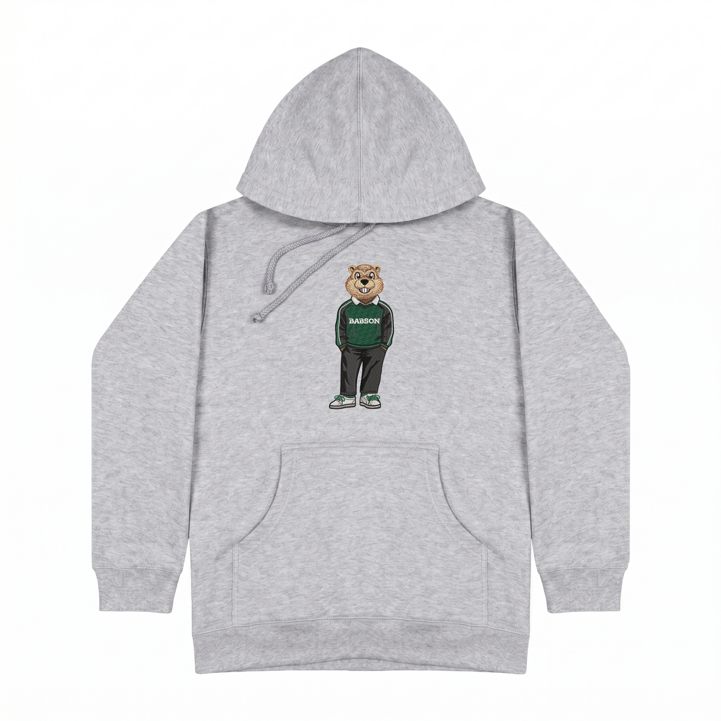 Babson Sweater Embroidered Hoodie