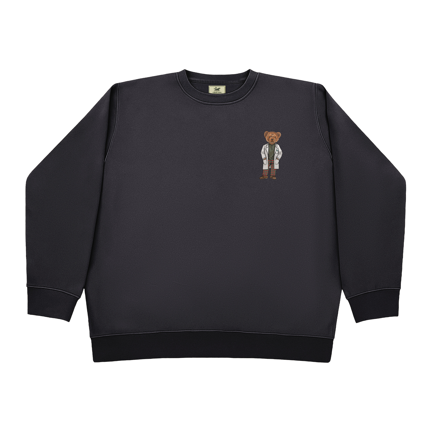 Bear Doctor Embroidered Crewneck