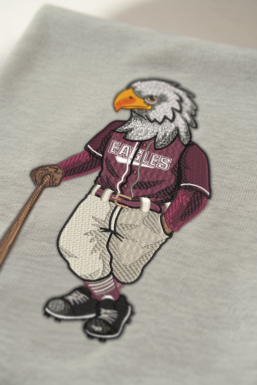 Boston College Baseball Embroidered Hoodie