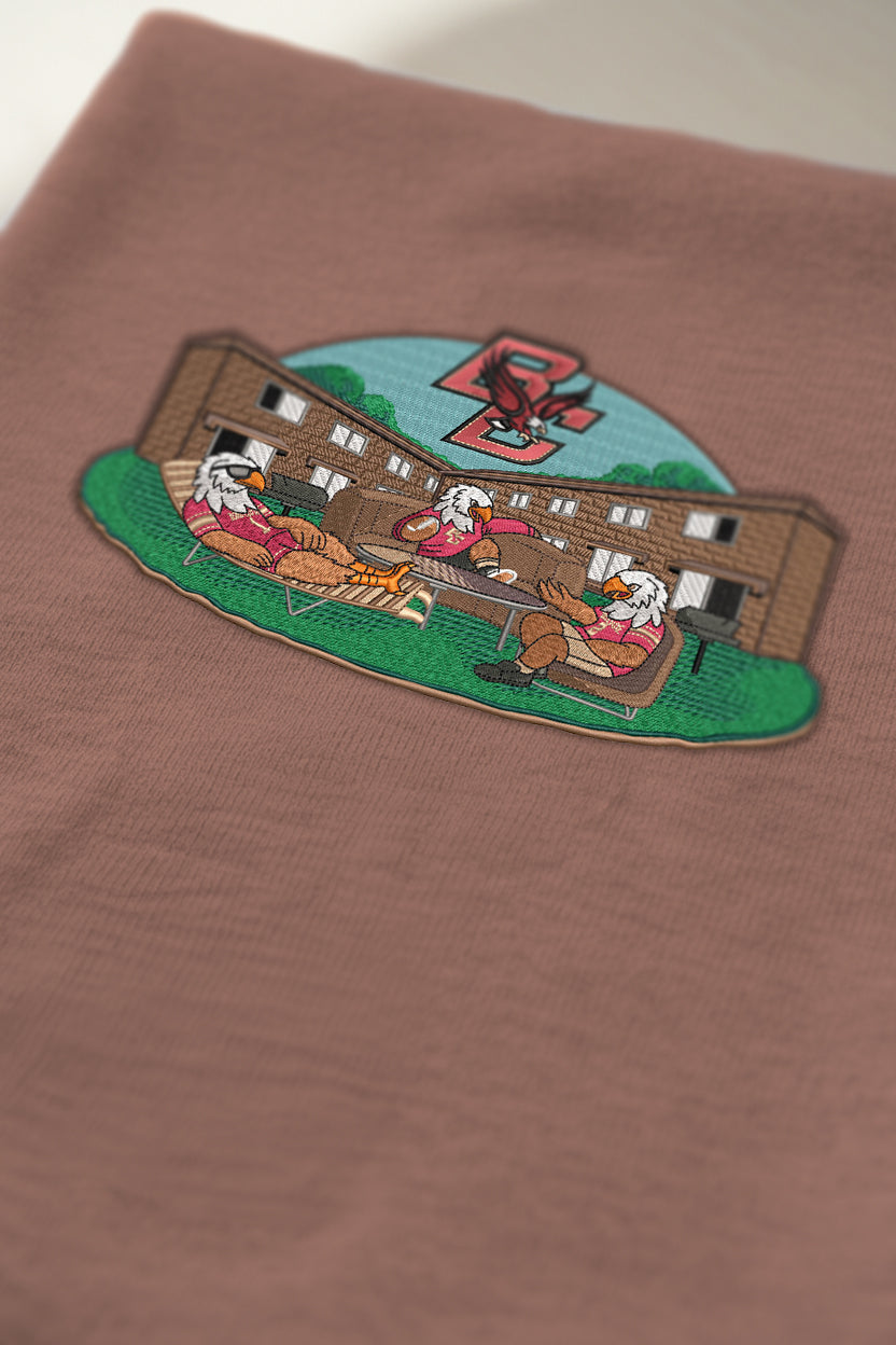 Boston College: The Mods Embroidered Crewneck