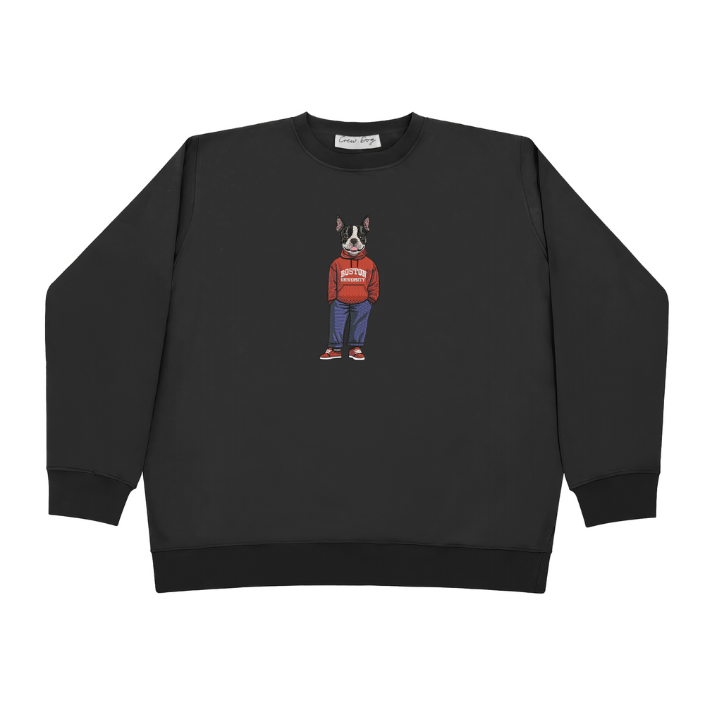
                      
                        Boston University Original Embroidered Crewneck
                      
                    