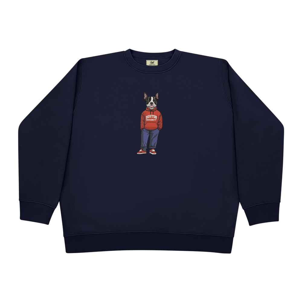 
                      
                        Boston University Original Embroidered Crewneck
                      
                    