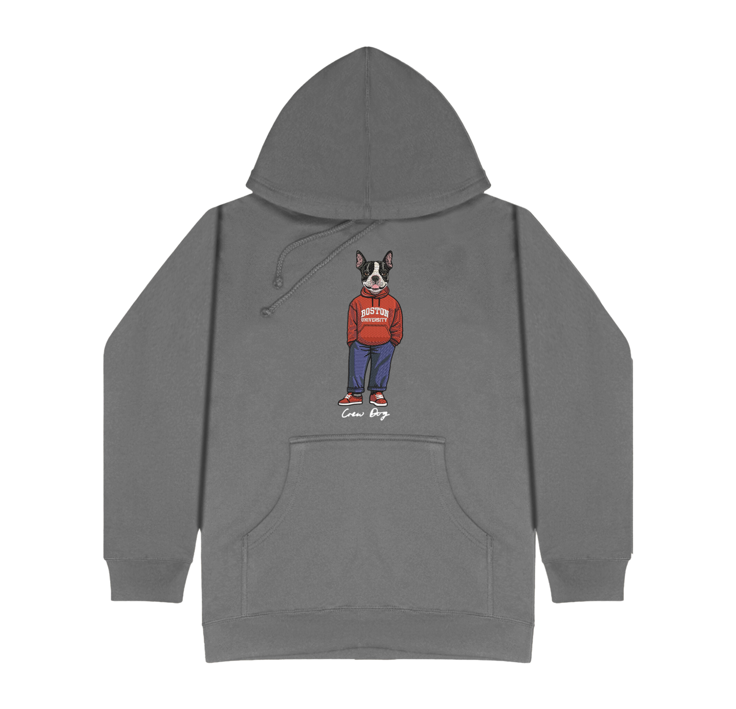 Boston University Original Embroidered Hoodie