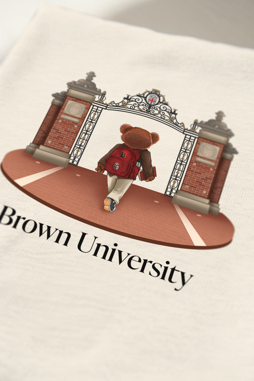 Brown Ceremonial Gates 1 Screen-printed Tee