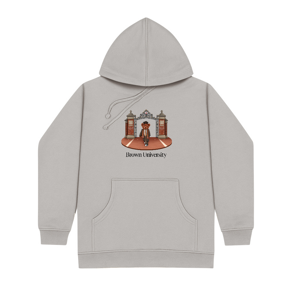 
                      
                        Brown Ceremonial Gates 2 Screen-printed Hoodie
                      
                    