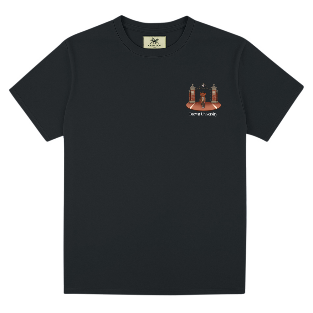 Brown Ceremonial Gates 2 Screen-printed Tee