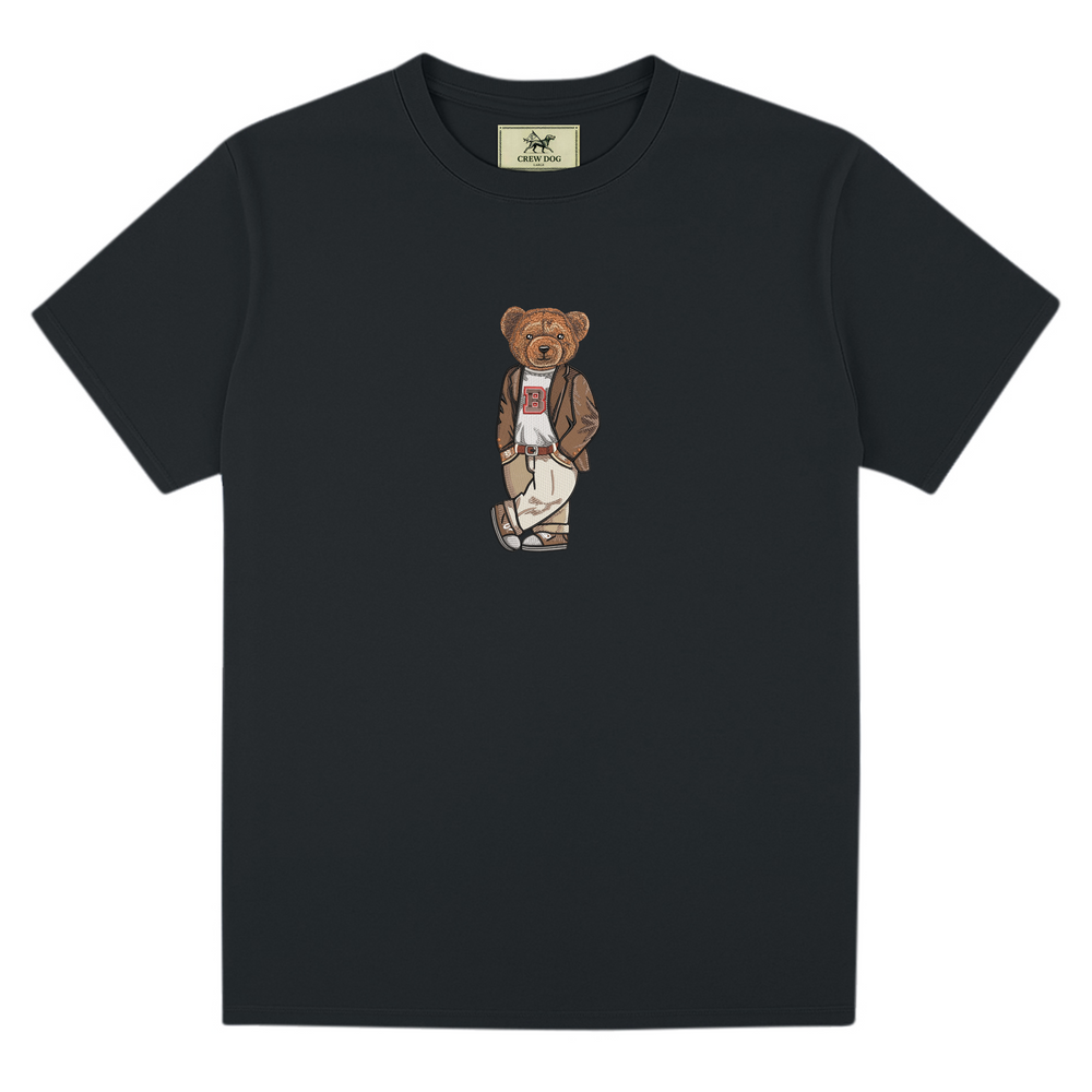 Brown Original Embroidered Tee