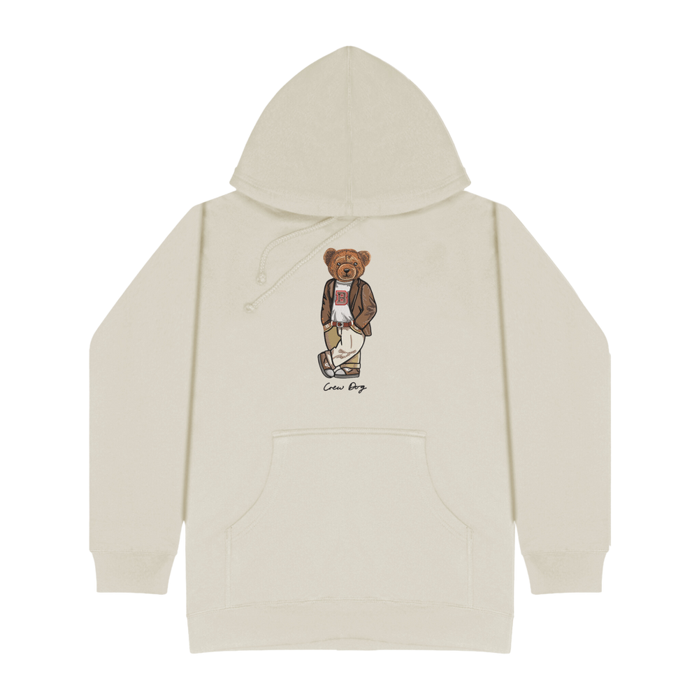 Brown Original Embroidered Hoodie