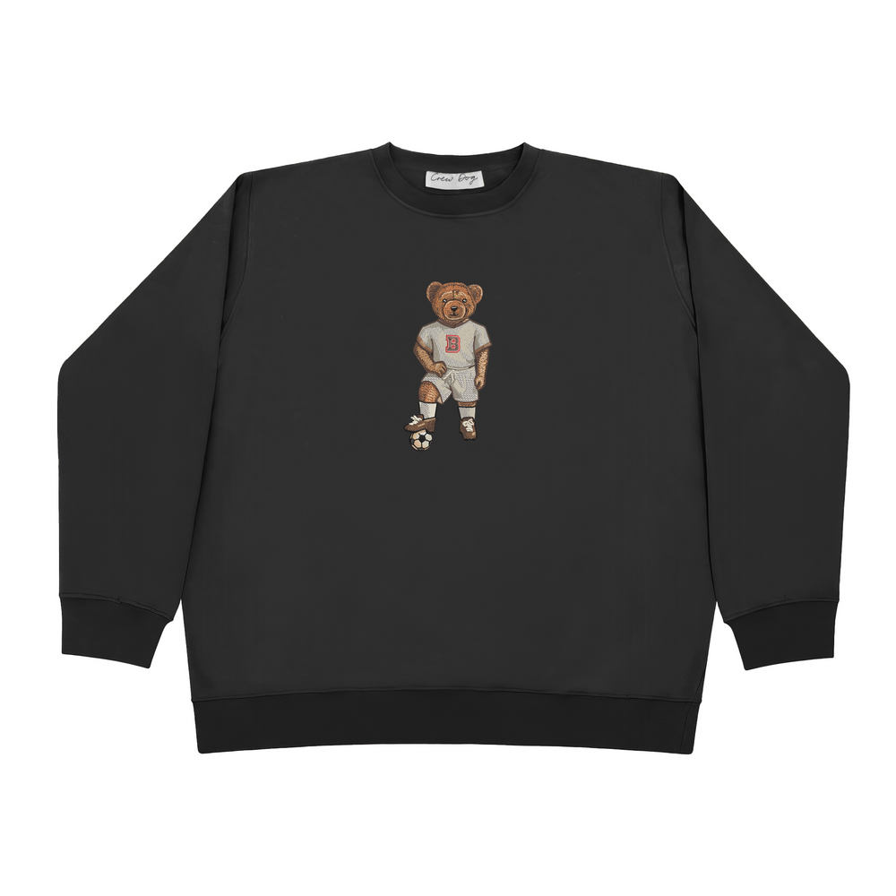 
                      
                        Brown Soccer Embroidered Crewneck
                      
                    