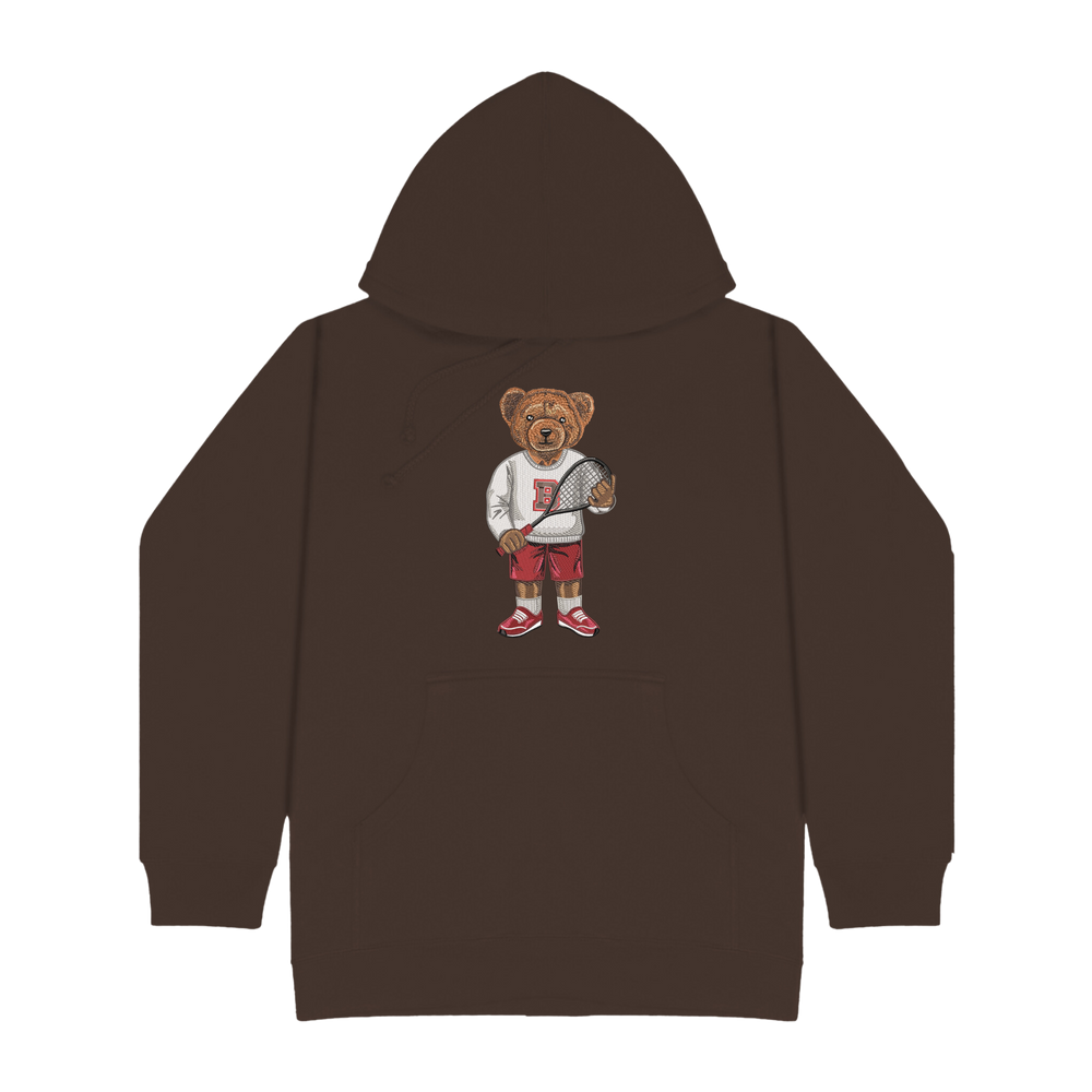 Brown Squash Embroidered Hoodie