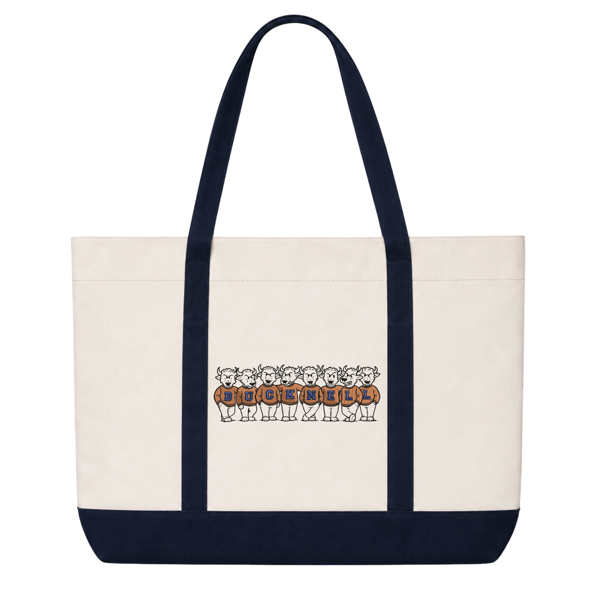 Bucknell Vintage Embroidered Tote Bag