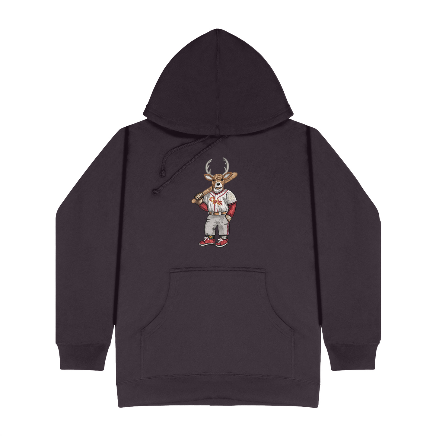 CMS Baseball Stags Embroidered Hoodie
