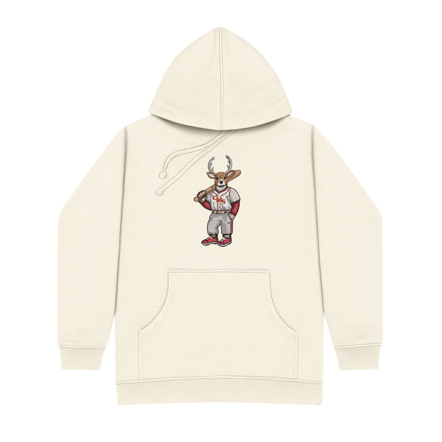 CMS Baseball Stags Embroidered Hoodie