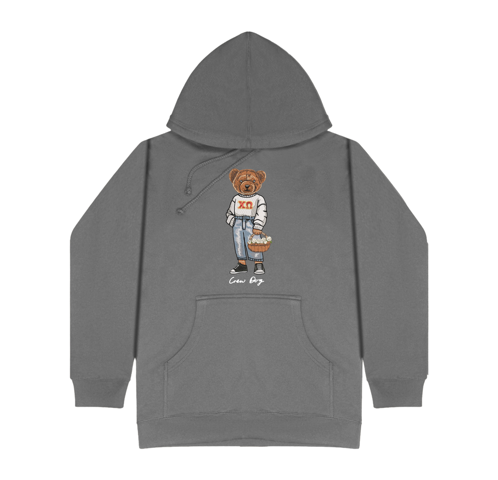 XΩ Flowers Embroidered Hoodie