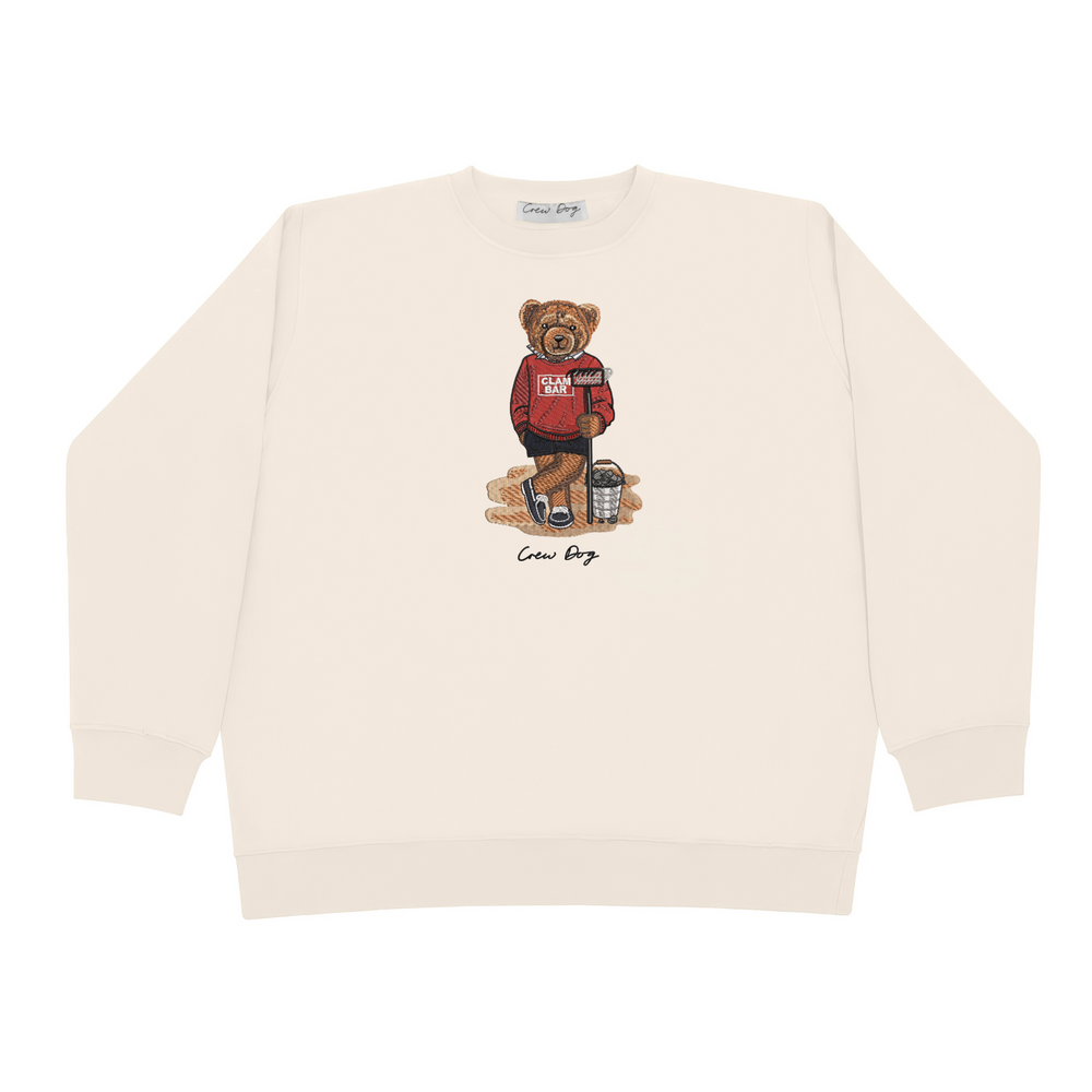 Clam Bar Embroidered Crewneck