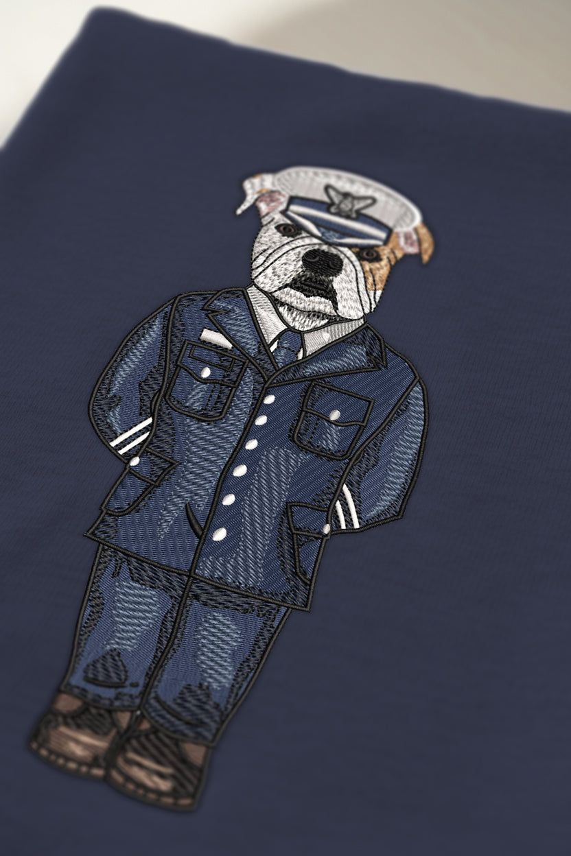 Coast Guard Dress Uniform Embroidered Hoodie