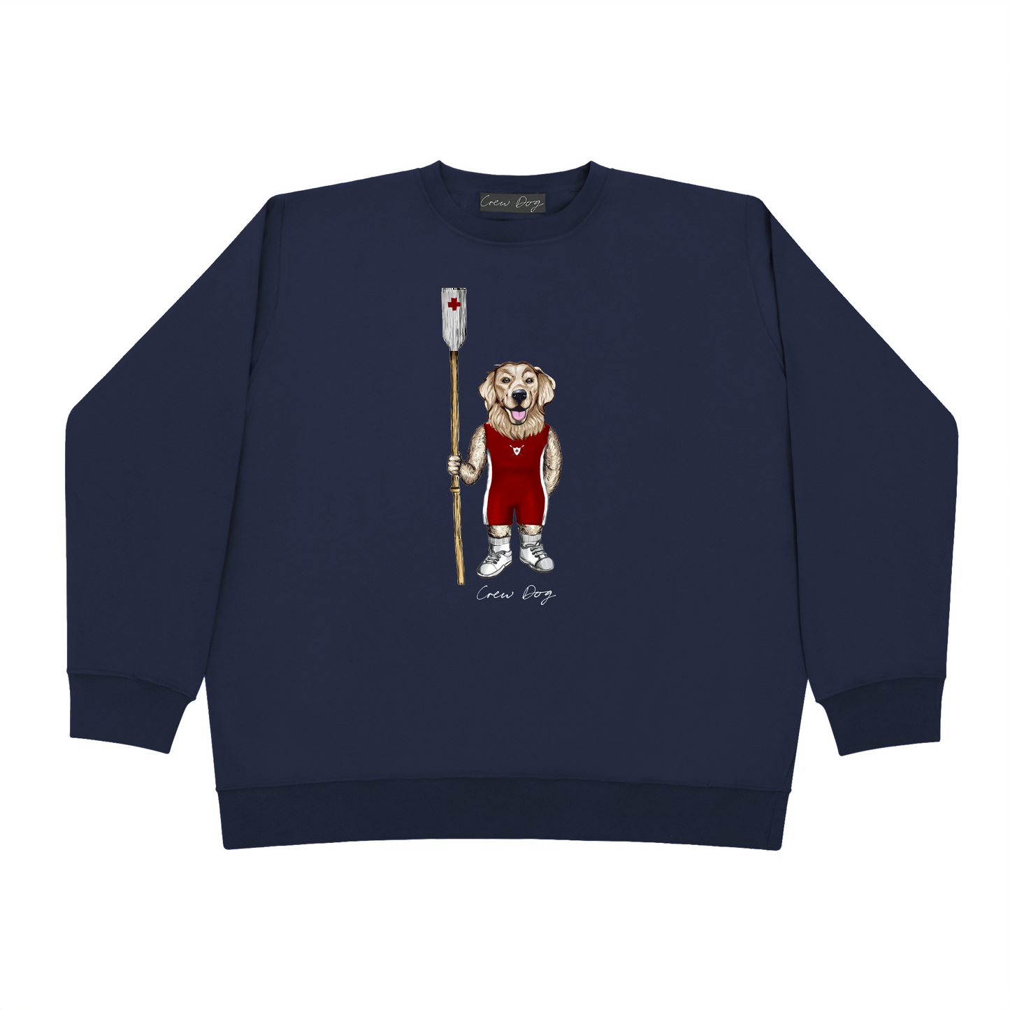 Merton College Oxford BC Screen-printed Crewneck