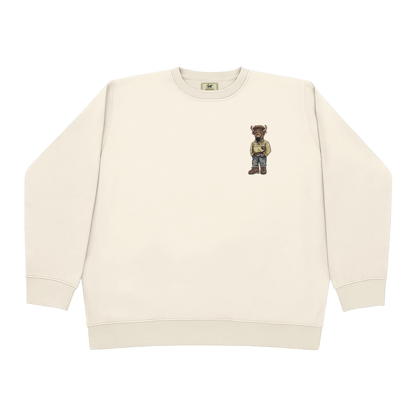 CU Boulder Original Embroidered Crewneck