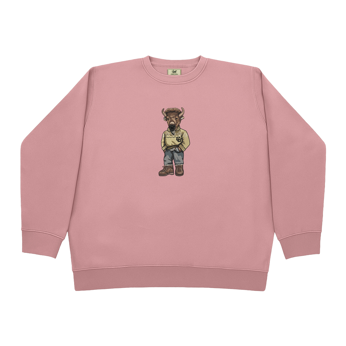 CU Boulder Original Embroidered Crewneck
