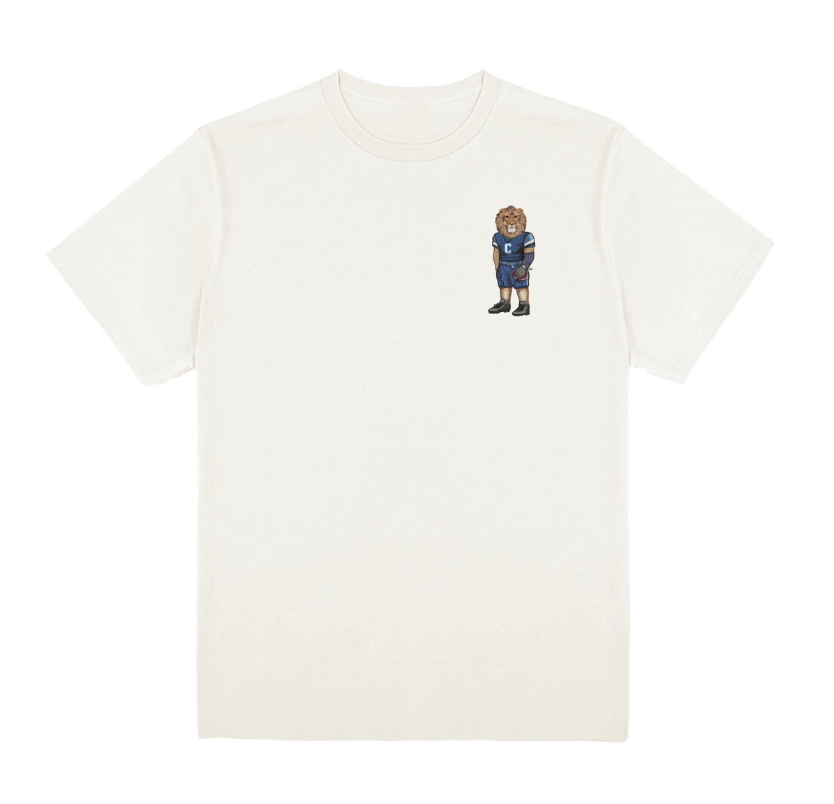 Columbia University Football Embroidered Tee