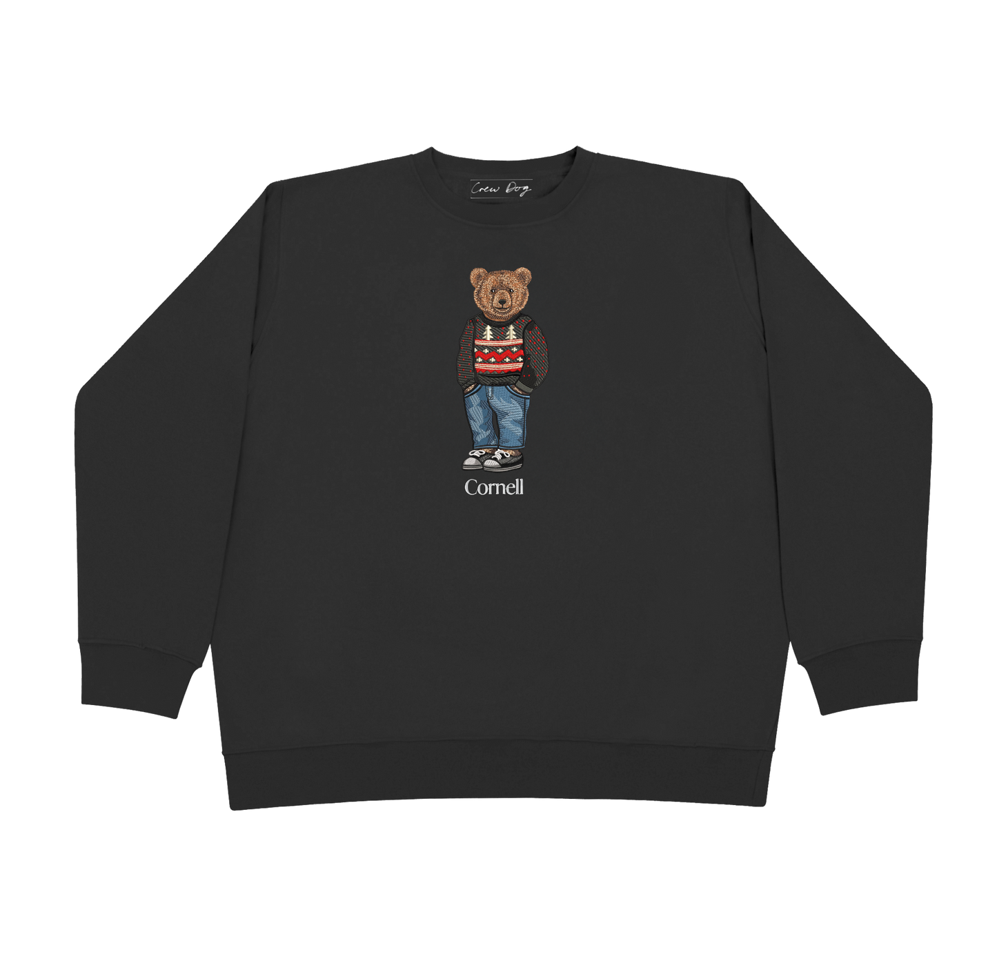 Cornell Christmas Embroidered Crewneck