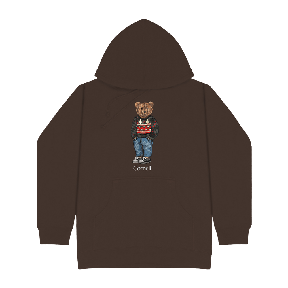 Cornell Christmas Embroidered Hoodie