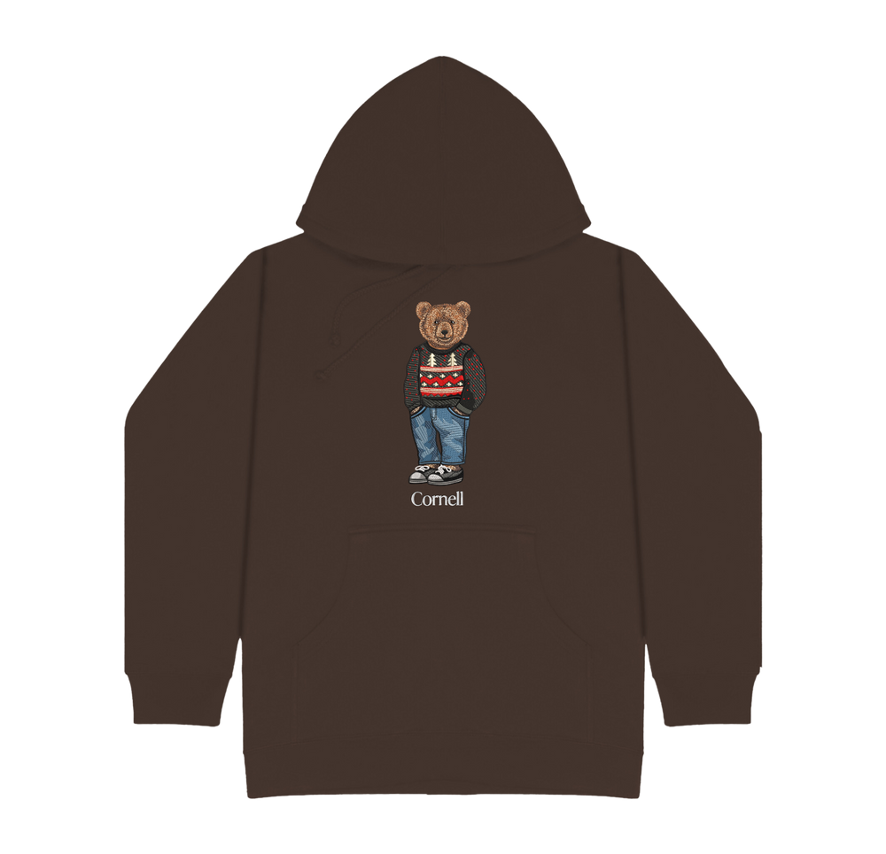 Cornell Christmas Embroidered Hoodie